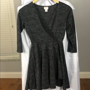 Charcoal grey dress